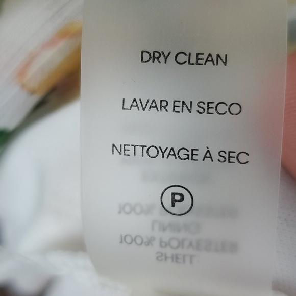 Calvin Klein Floral High Low Faux Wrap Dress 10 - Picture 7 of 7